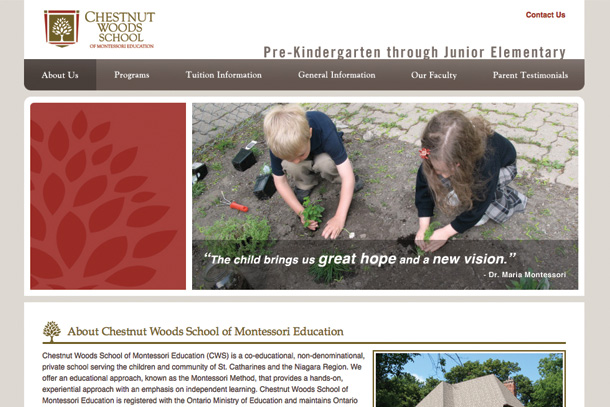Chestnut Woods School of Montessori Education
